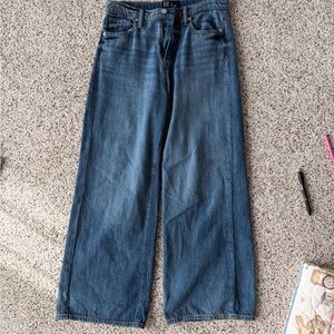 GAP Denim High-Rise Wide-Leg Jeans